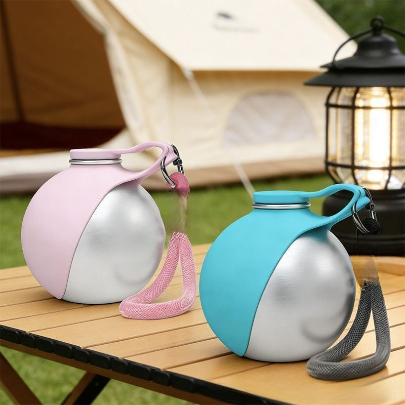 Foldable Stainless Steel Pet Travel Water Bottle