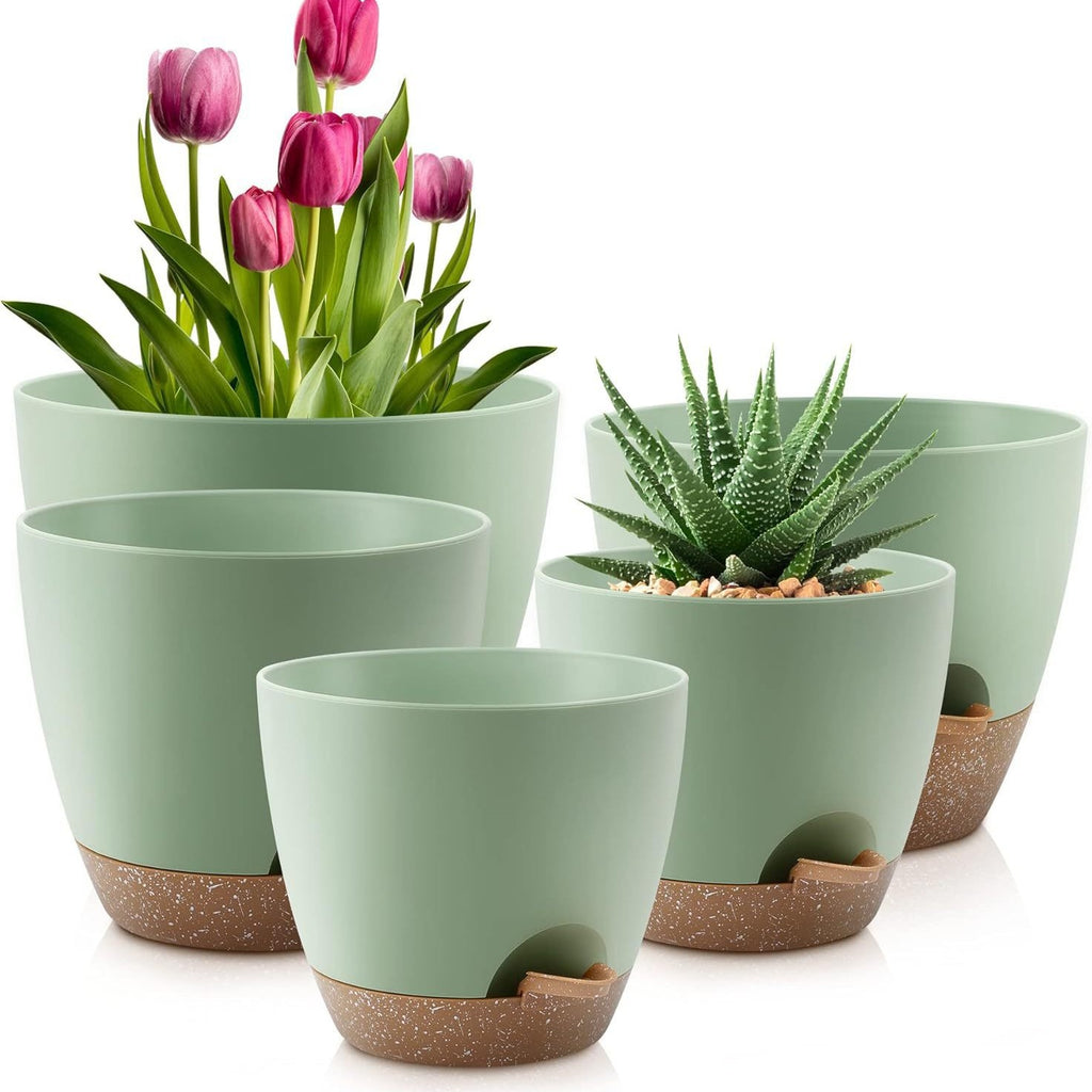 Self-Watering Plant Pots for Indoor and Outdoor Use