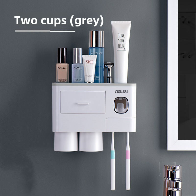 Drawer-Type Toothbrush Organizer