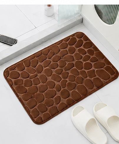 Cobblestone 3D Non-Slip Bath Mat